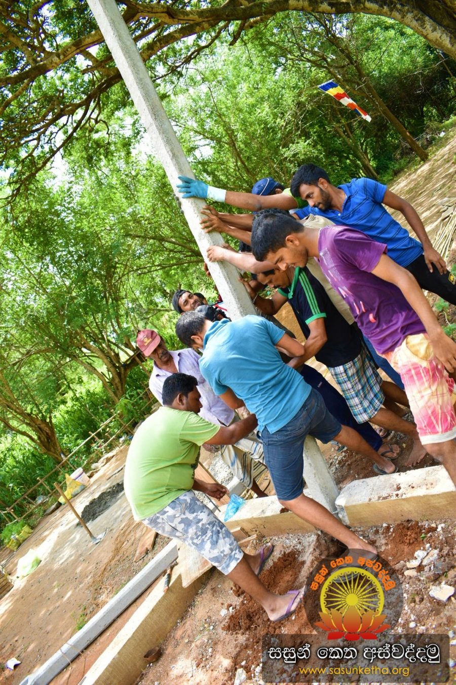 අනගාරිකා මෑණිවරුන් වෙත මැටි කුටියක් සැකසීමේ දෙවන අදියර