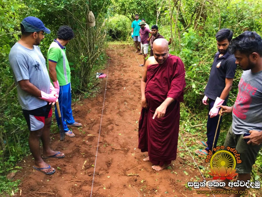 දසවන සක්මන් මලුව සැකසීම හම්බන්තොට වෙහෙරගල වනසෙනසුනේ සිදුකල වගයි